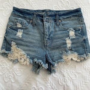 High rise shorts 25